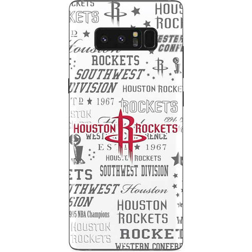 NBA Houston Rockets Historic Blast Galaxy Note 8 Skin