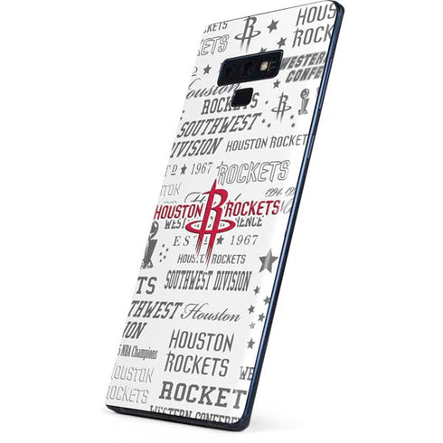 NBA Houston Rockets Historic Blast Galaxy Note 9 Skin