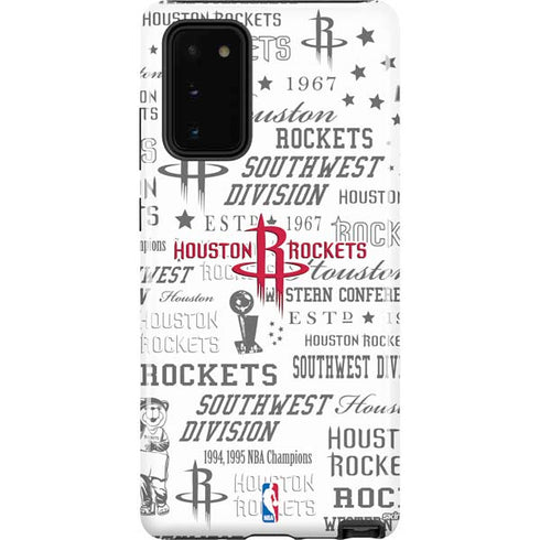 NBA Houston Rockets Historic Blast Galaxy Note20 5G Pro Case