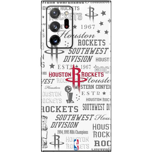 NBA Houston Rockets Historic Blast Galaxy Note20 Ultra 5G Skin