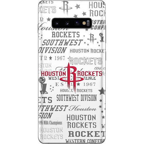 NBA Houston Rockets Historic Blast Galaxy S10 Plus Skin