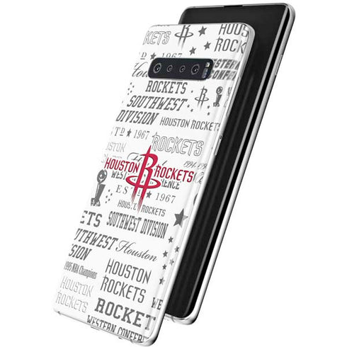 NBA Houston Rockets Historic Blast Galaxy S10 Skin