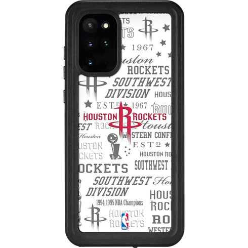 NBA Houston Rockets Historic Blast Galaxy S20 Plus Waterproof Case