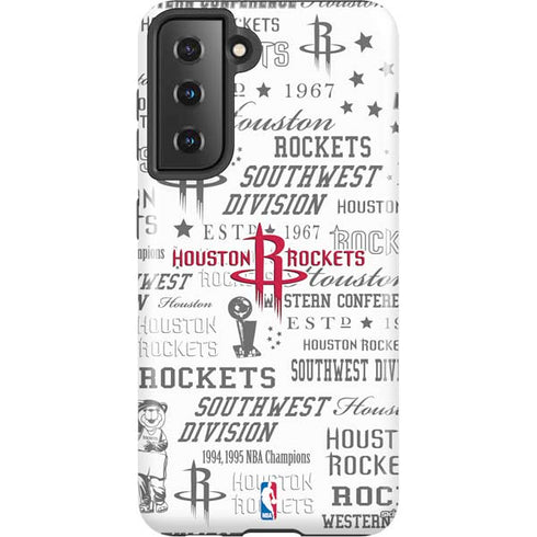 NBA Houston Rockets Historic Blast Galaxy S21 5G Pro Case
