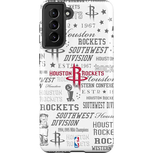 NBA Houston Rockets Historic Blast Galaxy S21 FE Pro Case