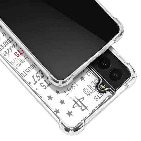 NBA Houston Rockets Historic Blast Galaxy S21 Plus 5G Clear Case