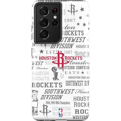 NBA Houston Rockets Historic Blast Galaxy S21 Ultra 5G Pro Case