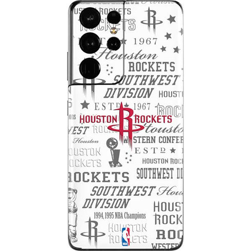 NBA Houston Rockets Historic Blast Galaxy S21 Ultra 5G Skin