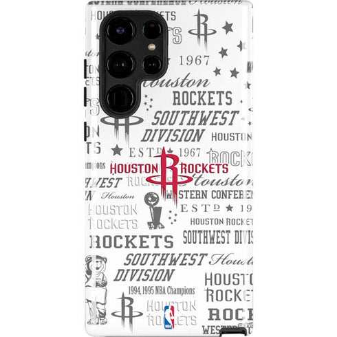 NBA Houston Rockets Historic Blast Galaxy S22 Ultra Pro Case