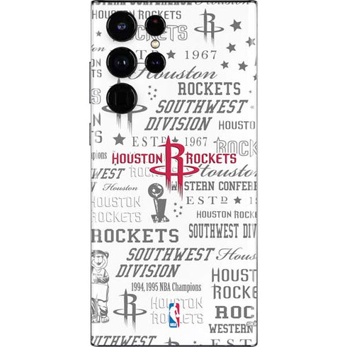 NBA Houston Rockets Historic Blast Galaxy S22 Ultra Skin