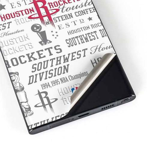 NBA Houston Rockets Historic Blast Galaxy S22 Ultra Skin
