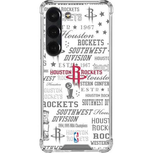 NBA Houston Rockets Historic Blast Galaxy S23 Clear Case