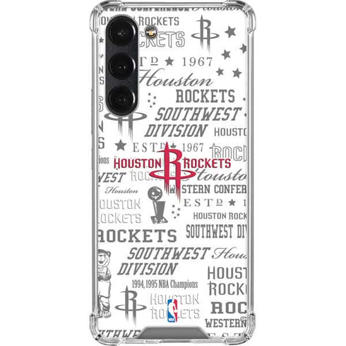 NBA Houston Rockets Historic Blast Galaxy S23 Plus Clear Case