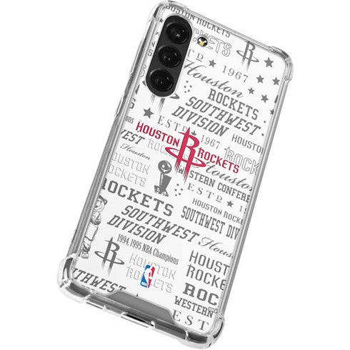 NBA Houston Rockets Historic Blast Galaxy S23 Plus Clear Case