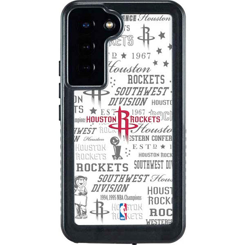 NBA Houston Rockets Historic Blast Galaxy S23 Plus Waterproof Case