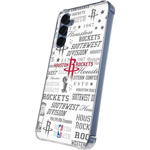 NBA Houston Rockets Historic Blast Galaxy S24 Clear Case