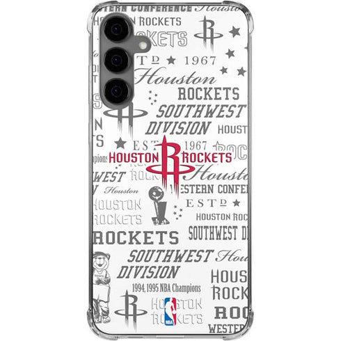 NBA Houston Rockets Historic Blast Galaxy S24 Plus Clear Case