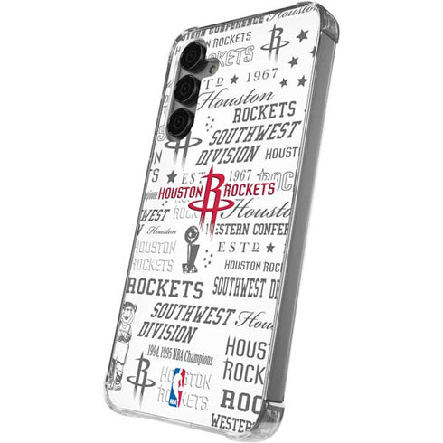 NBA Houston Rockets Historic Blast Galaxy S24 Plus Clear Case