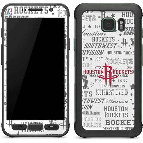 NBA Houston Rockets Historic Blast Galaxy S7 Active Skin