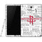 NBA Houston Rockets Historic Blast Samsung Galaxy Tab Skin