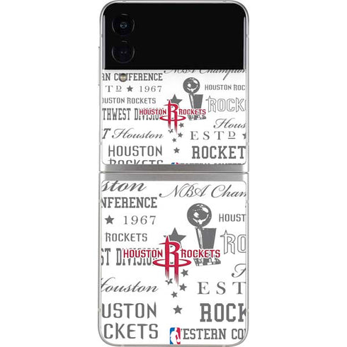 NBA Houston Rockets Historic Blast Galaxy Z Flip3 5G Skin