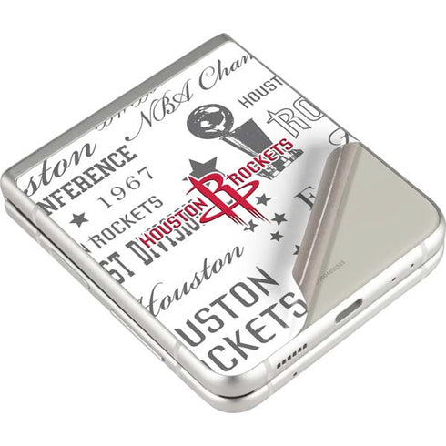 NBA Houston Rockets Historic Blast Galaxy Z Flip3 5G Skin