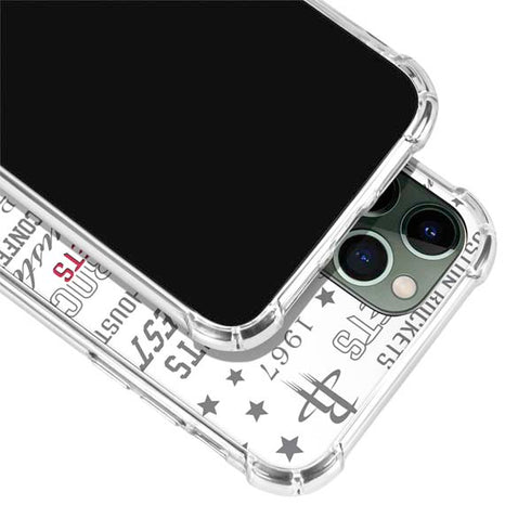 NBA Houston Rockets Historic Blast iPhone 11 Pro Max Clear Case