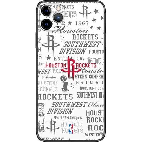 NBA Houston Rockets Historic Blast iPhone 11 Pro Max Skin