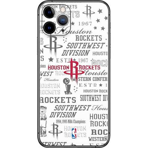 NBA Houston Rockets Historic Blast iPhone 11 Pro Skin