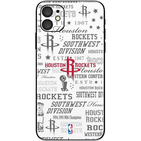 NBA Houston Rockets Historic Blast iPhone 11 Skin