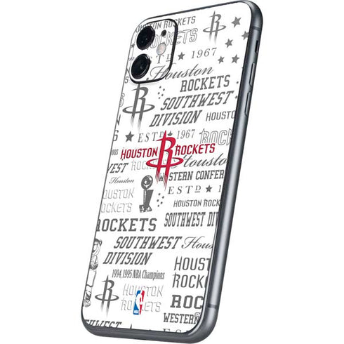 NBA Houston Rockets Historic Blast iPhone 11 Skin