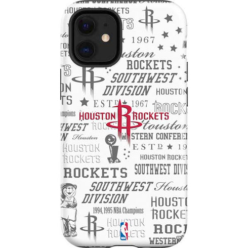 NBA Houston Rockets Historic Blast iPhone 12 Mini Impact Case