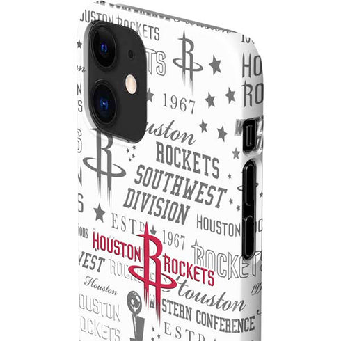 NBA Houston Rockets Historic Blast iPhone 12 Mini Lite Case