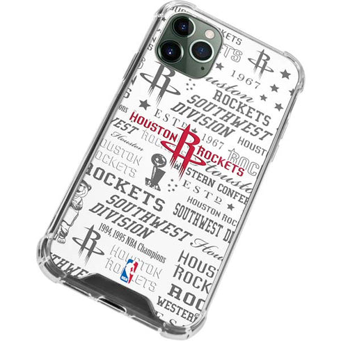 NBA Houston Rockets Historic Blast iPhone 12 Pro Max Clear Case