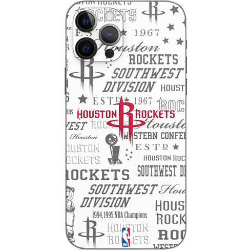 NBA Houston Rockets Historic Blast iPhone 12 Pro Skin