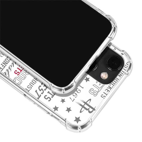 NBA Houston Rockets Historic Blast iPhone 13 Clear Case