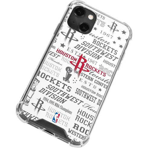 NBA Houston Rockets Historic Blast iPhone 13 Mini Clear Case