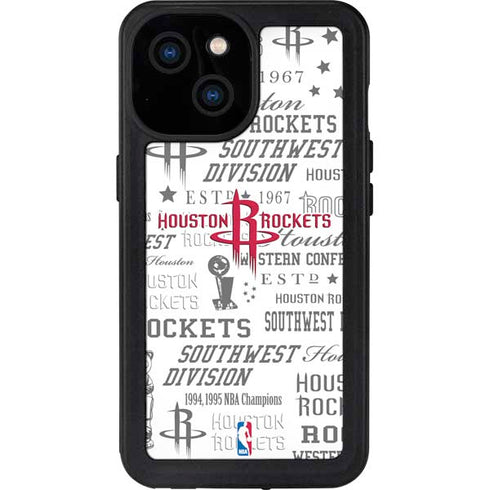 NBA Houston Rockets Historic Blast iPhone 13 Mini Waterproof Case