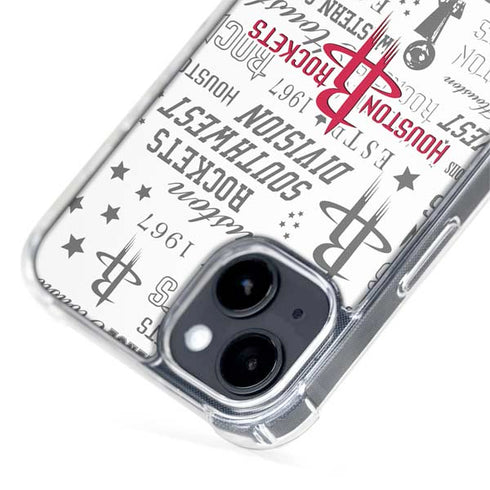 NBA Houston Rockets Historic Blast iPhone 15 MagSafe Case