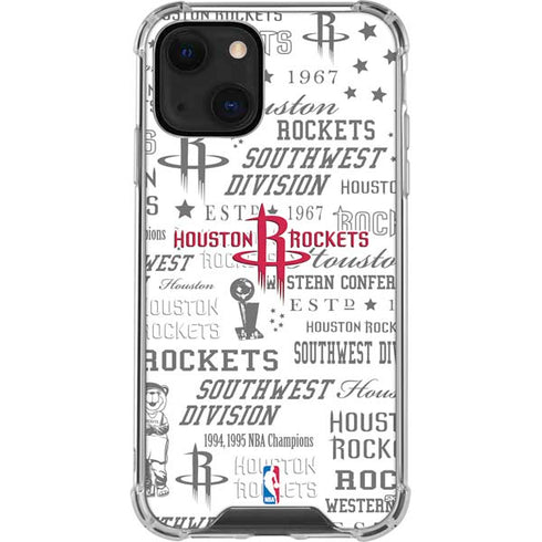 NBA Houston Rockets Historic Blast iPhone 14 Plus Clear Case