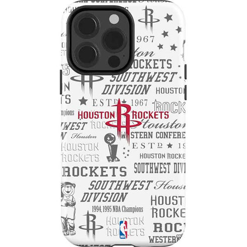 NBA Houston Rockets Historic Blast iPhone 15 Pro Impact Case