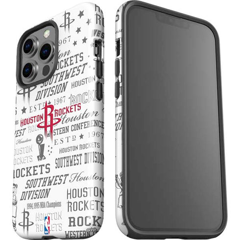 NBA Houston Rockets Historic Blast iPhone 15 Pro Impact Case