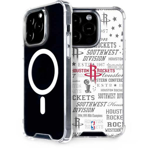 NBA Houston Rockets Historic Blast iPhone 15 Pro MagSafe Case