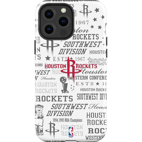 NBA Houston Rockets Historic Blast iPhone 15 Pro Max Impact Case