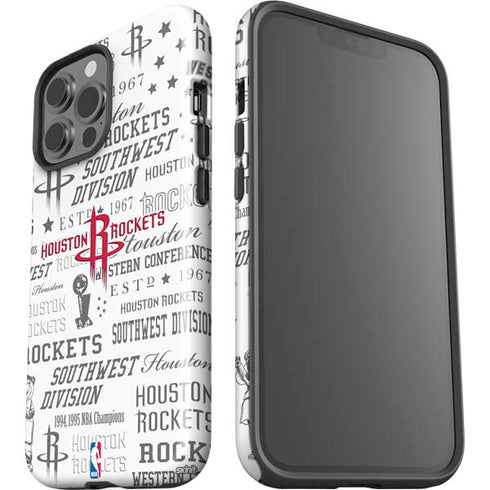 NBA Houston Rockets Historic Blast iPhone 15 Pro Max Impact Case