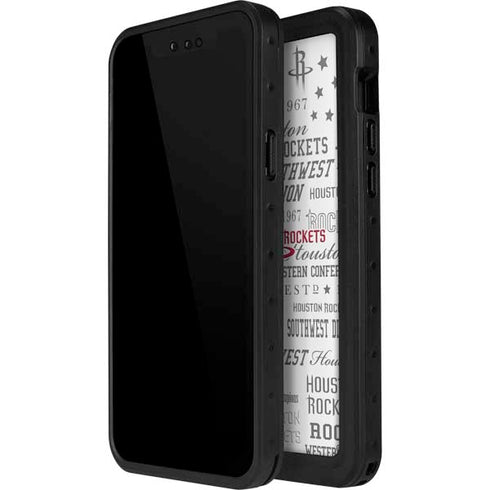 NBA Houston Rockets Historic Blast iPhone 14 Pro Max Waterproof Case