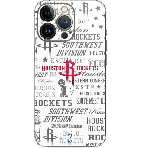 NBA Houston Rockets Historic Blast iPhone 14 Pro Skin