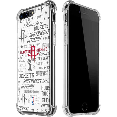 NBA Houston Rockets Historic Blast iPhone 7/8 Plus Clear Case