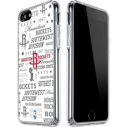 NBA Houston Rockets Historic Blast iPhone SE (2nd & 3rd Gen) Clear Case