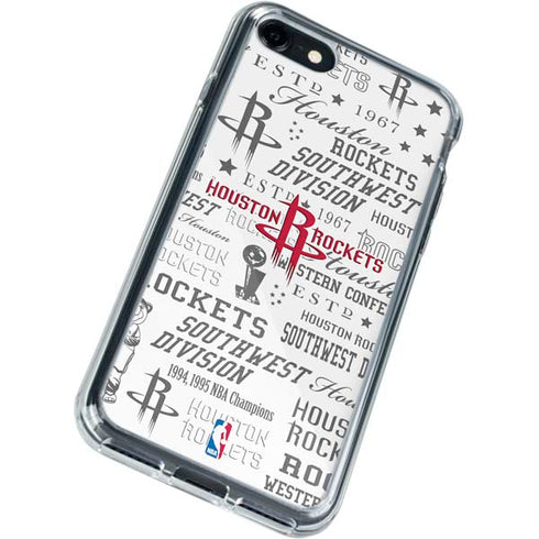 NBA Houston Rockets Historic Blast iPhone SE (2nd & 3rd Gen) Clear Case